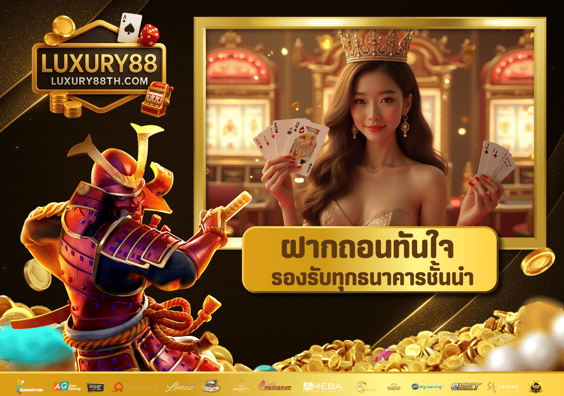 LUXURY88-ฝากถอนเร็วทันใจ-รองรับทุกธนาคาร